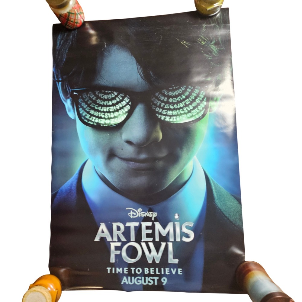 Artemis Fowl 2020 Promo Movie Poster 27x40 Ferdia Shaw, Lara McDonnell